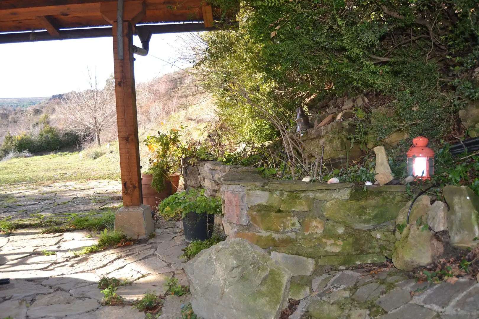 Terrasse von Haus oder Chalet zum Verkauf in Aisa mit Heizung und Privatgarten