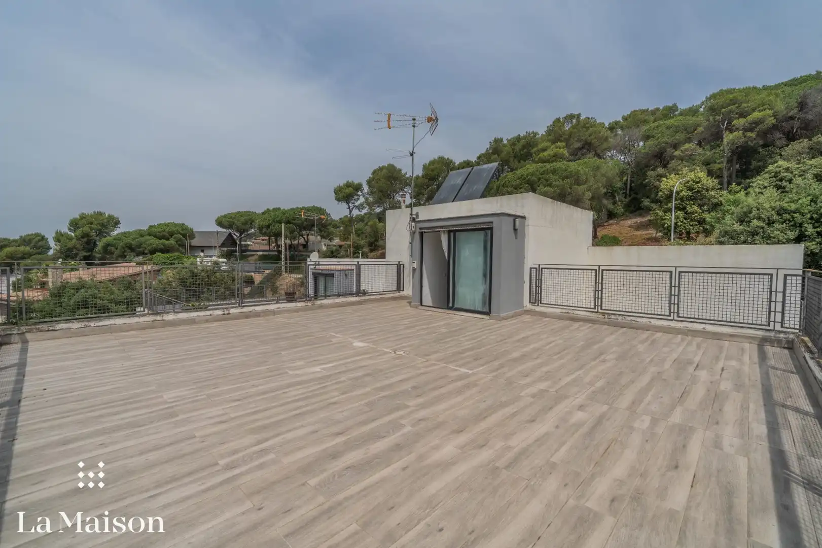 Terrassa de Casa o xalet en venda en Vilanova del Vallès amb Jardí privat, Parquet i Terrassa