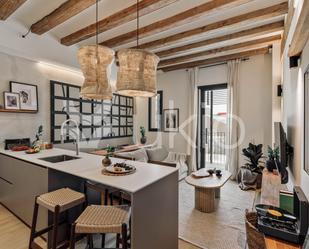 Kitchen of Apartment to rent in  Barcelona Capital  with Air Conditioner, Heating and Furnished
