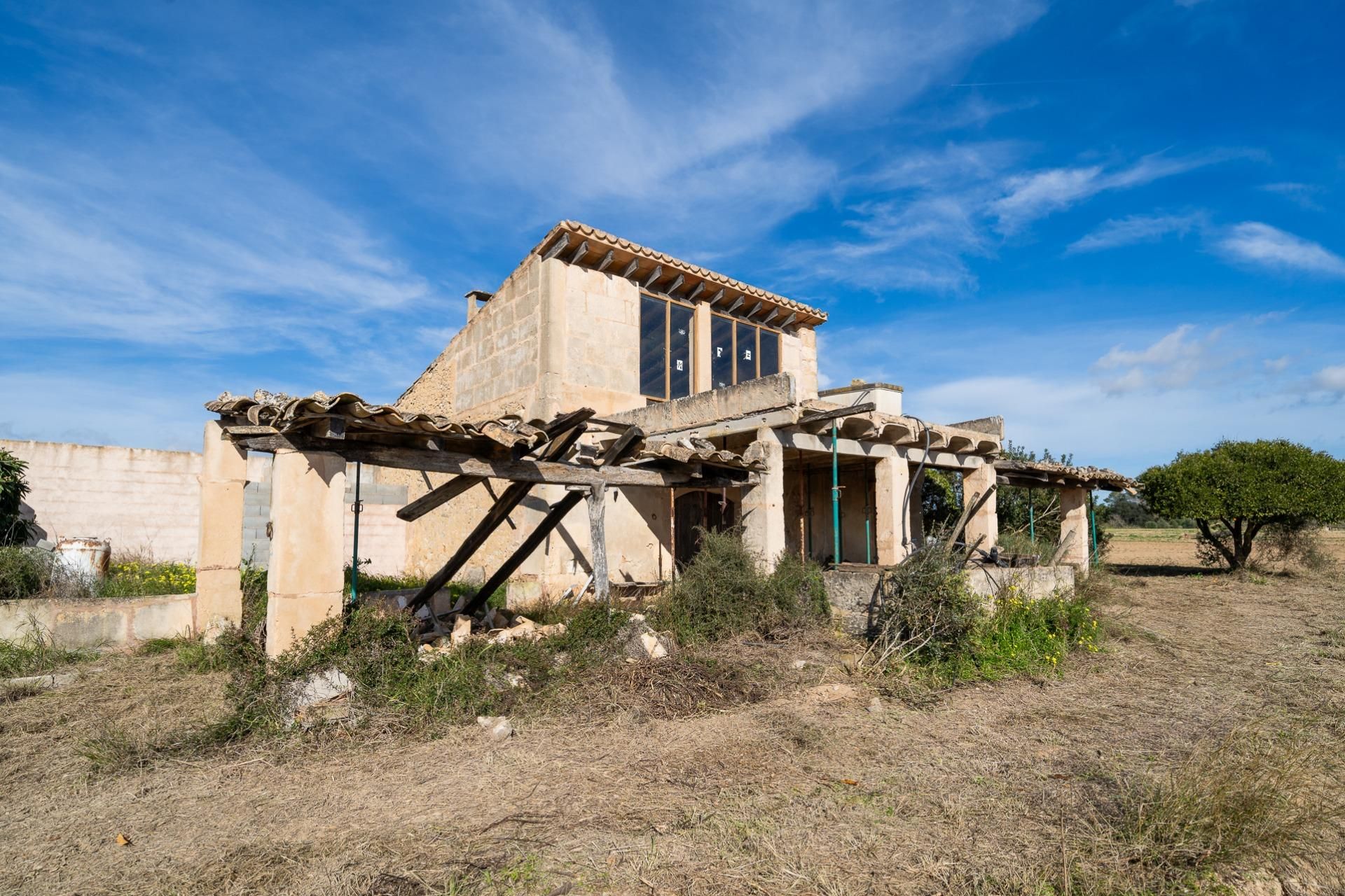 Exterior view of House or chalet for sale in Porreres  with Private garden