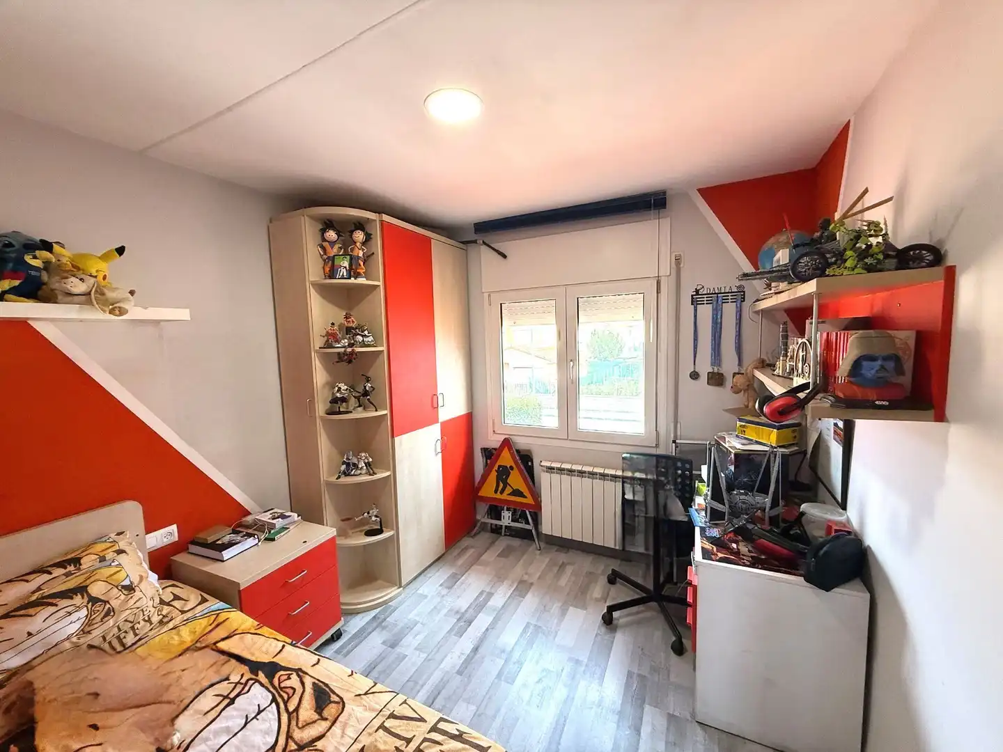 Bedroom of Houses for sale in La Vall d'en Bas  with Air Conditioner, Heating and Terrace