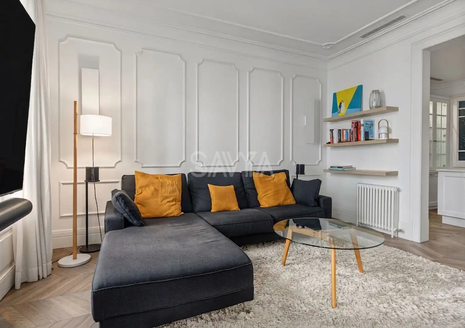 Sala de estar de Piso en venta en Barcelona con Aire acondicionado, Calefacción y Terraza