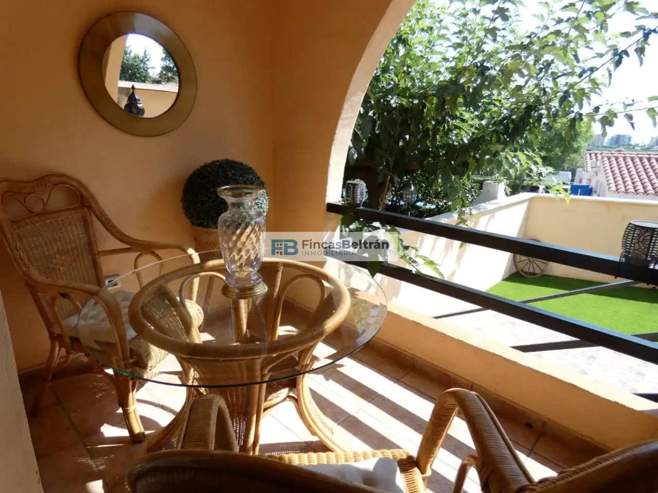 Terraza de Casa o chalet en venta en Peñíscola / Peníscola con Jardín privado, Terraza y Amueblado