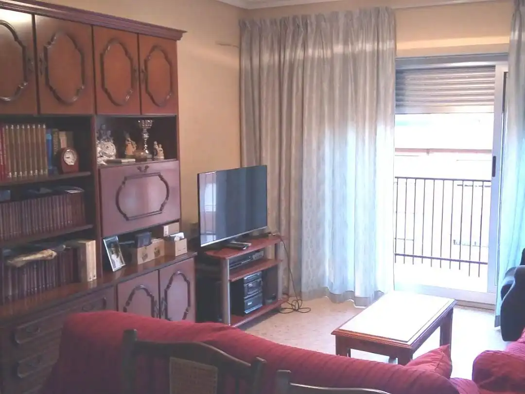 Wohnzimmer von Wohnung zum Verkauf in  Valencia Capital mit Klimaanlage und Balkon