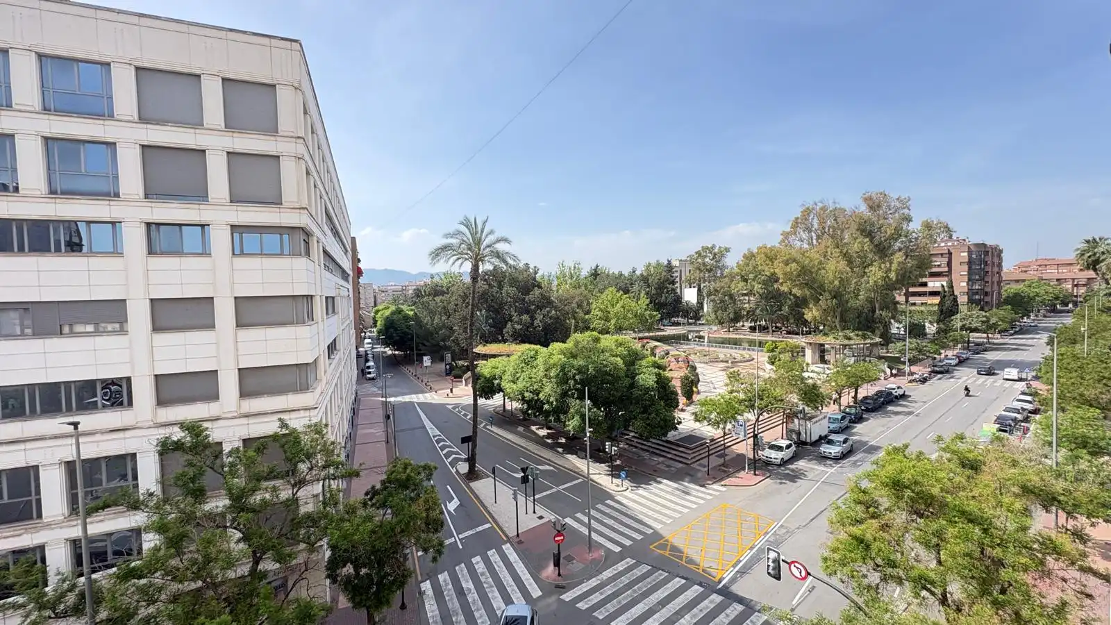 Vista exterior de Piso en venta en Murcia con Aire acondicionado y Balcón