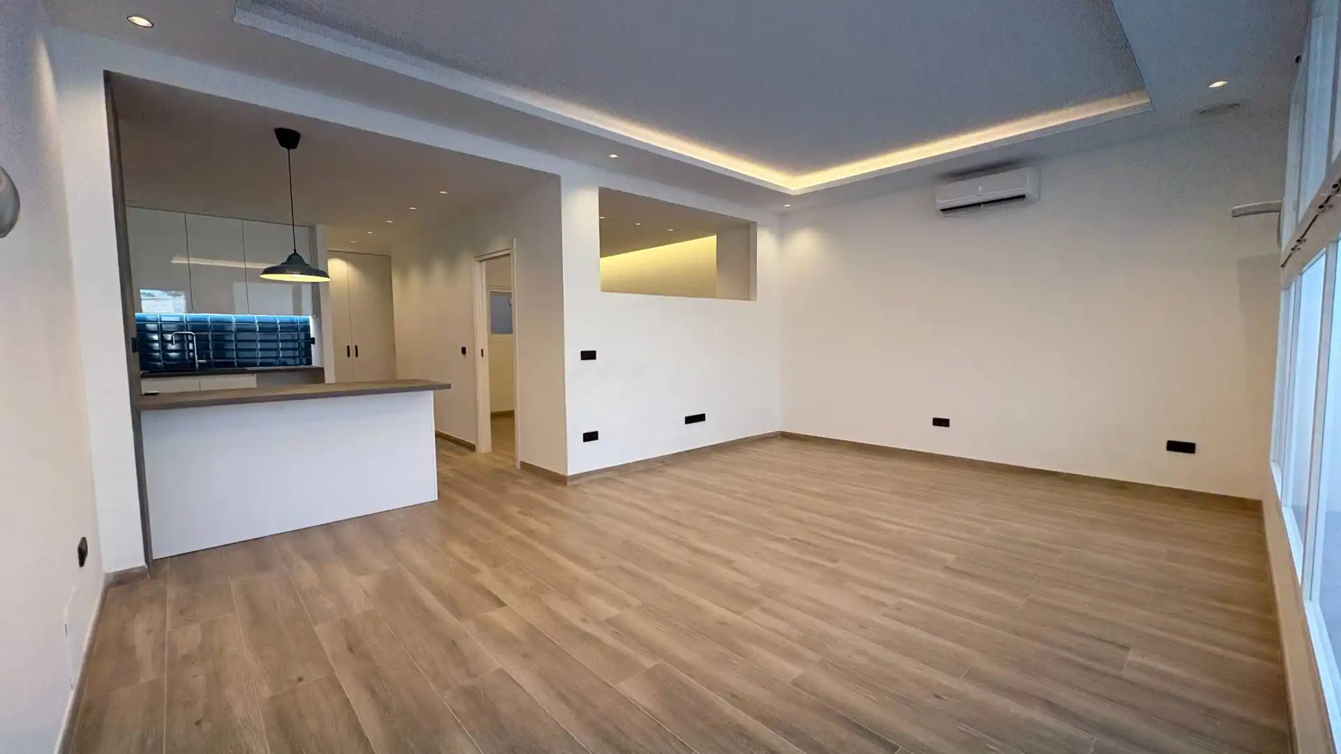 Wohnzimmer von Wohnung zur Miete in Aldaia mit Klimaanlage, Heizung und Parkett