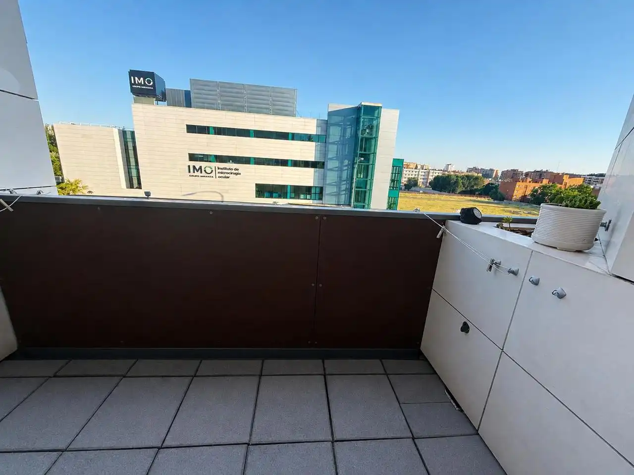 Balcony of Flat for sale in Madrid  with Air Conditioner, Heating and Parquet flooring