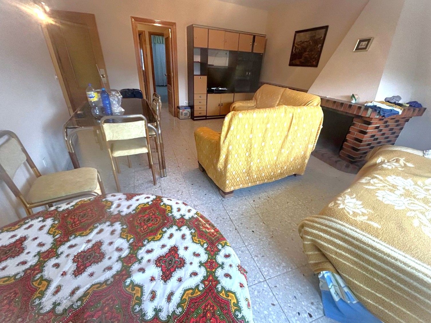 Sala d'estar de Pis en venda en Aldeanueva de la Vera amb Calefacció, Terrassa i Traster