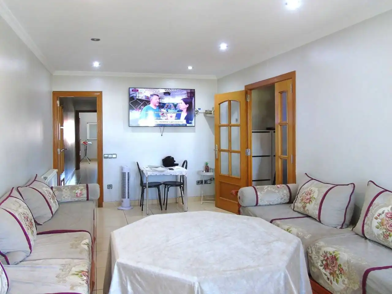 Sala de estar de Piso en venta en Manlleu con Calefacción, Terraza y Trastero