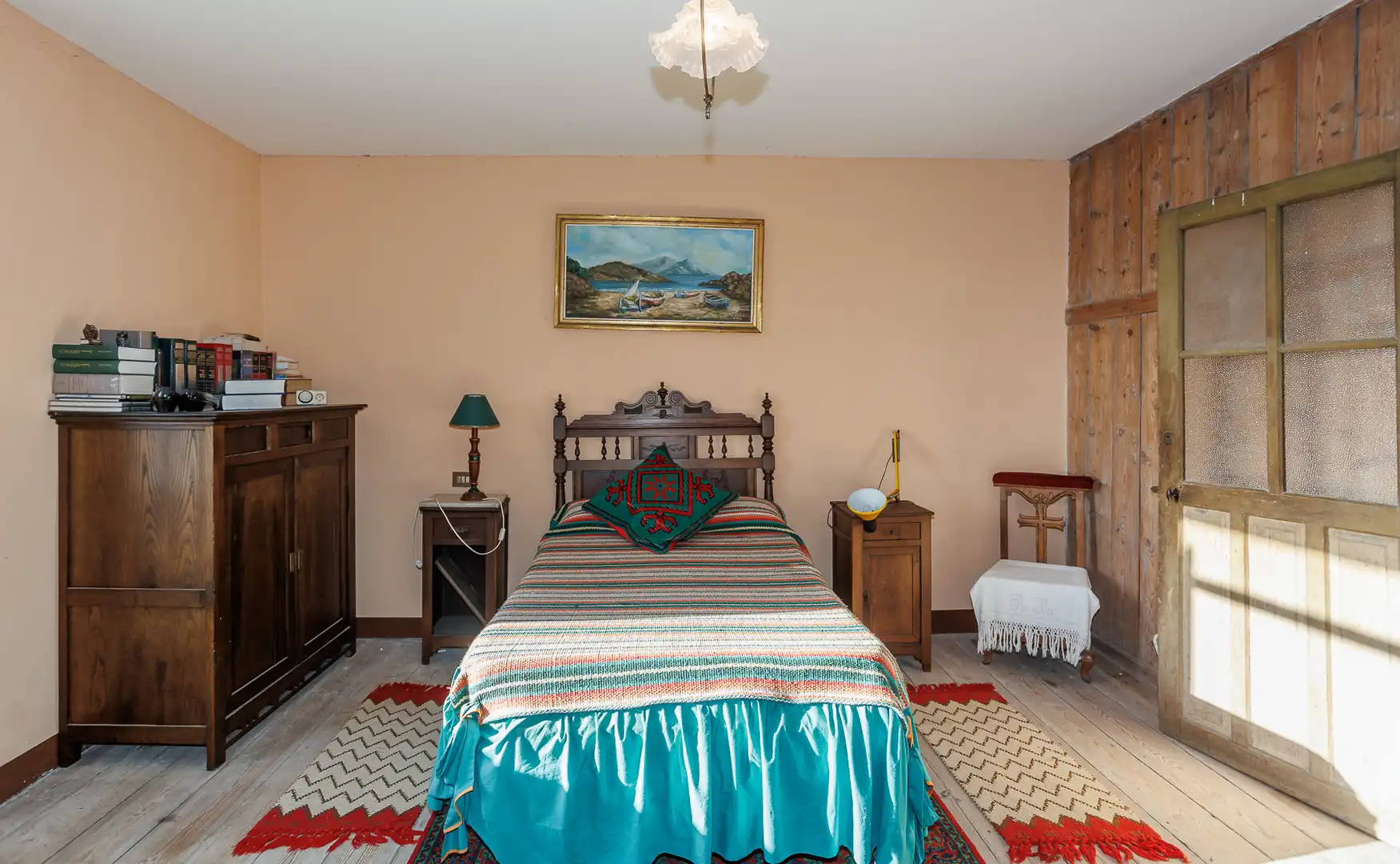 Habitación de Casa o chalet en venta en Lugo con Jardín privado, Terraza y Amueblado