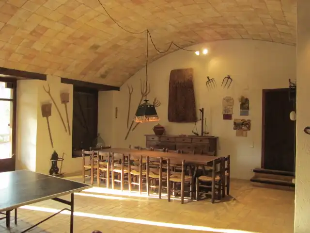 Comedor de Finca rústica en venta en Castellar del Vallès con Jardín privado, Terraza y Piscina