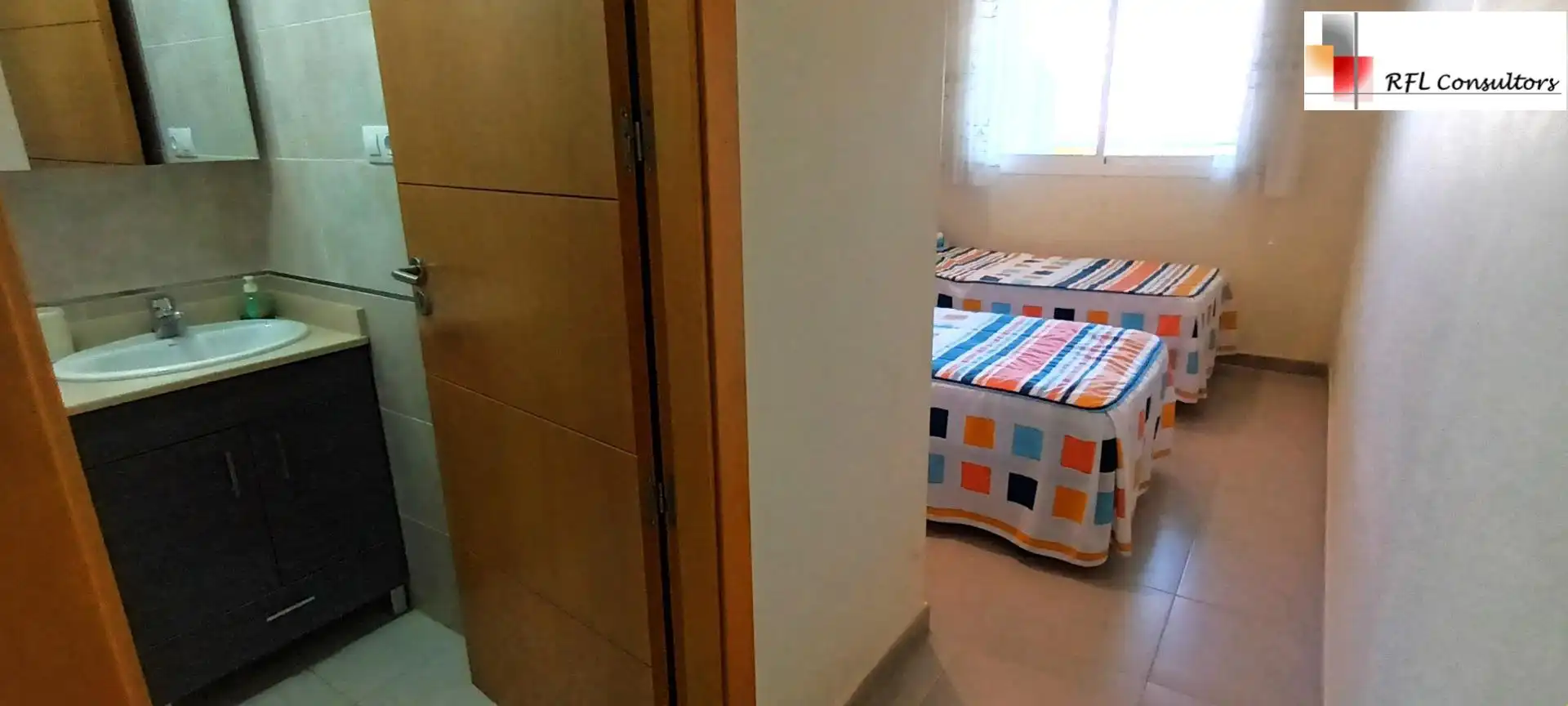 Schlafzimmer von Erdgeschoss zur Miete in Torreblanca mit Privatgarten, Terrasse und Möbliert