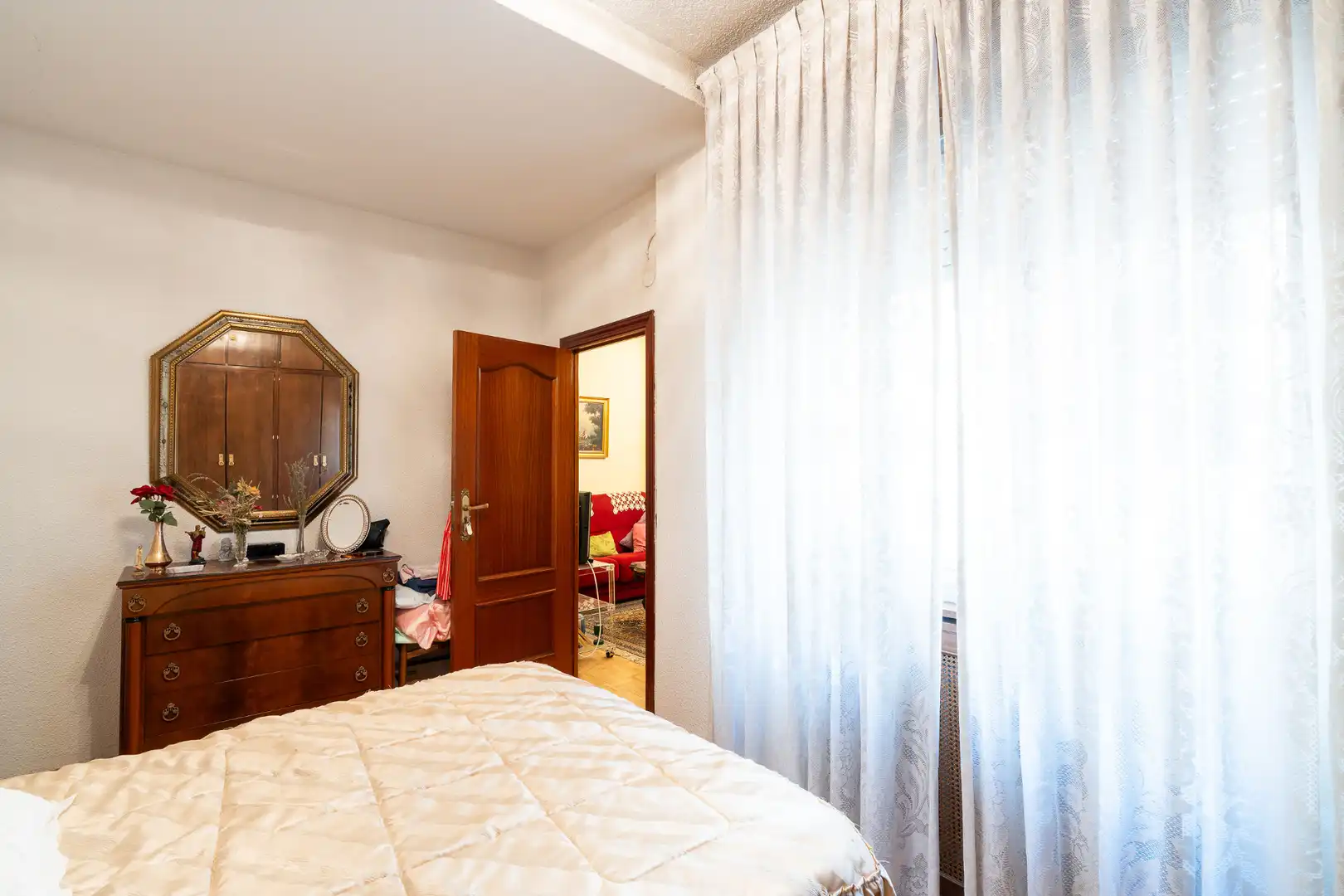 Bedroom of Flat for sale in Madrid  with Air Conditioner, Heating and Parquet flooring