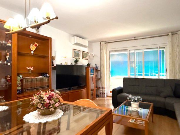 Sala de estar de Piso en venta en Sant Boi de Llobregat con Aire acondicionado, Calefacción y Parquet