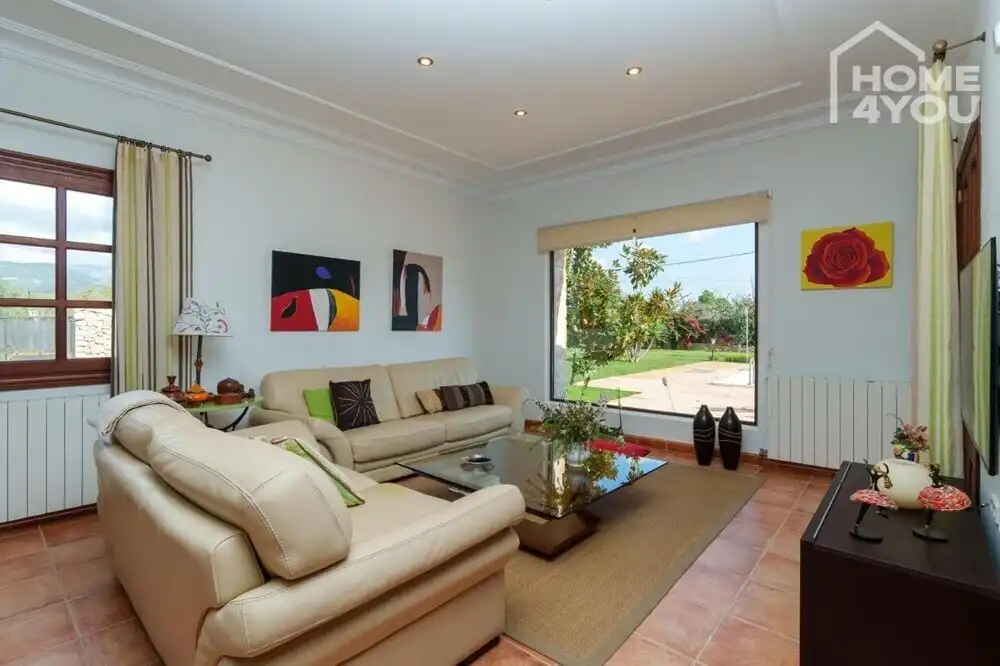 Sala de estar de Casa o chalet en venta en Lloseta con Aire acondicionado, Calefacción y Terraza