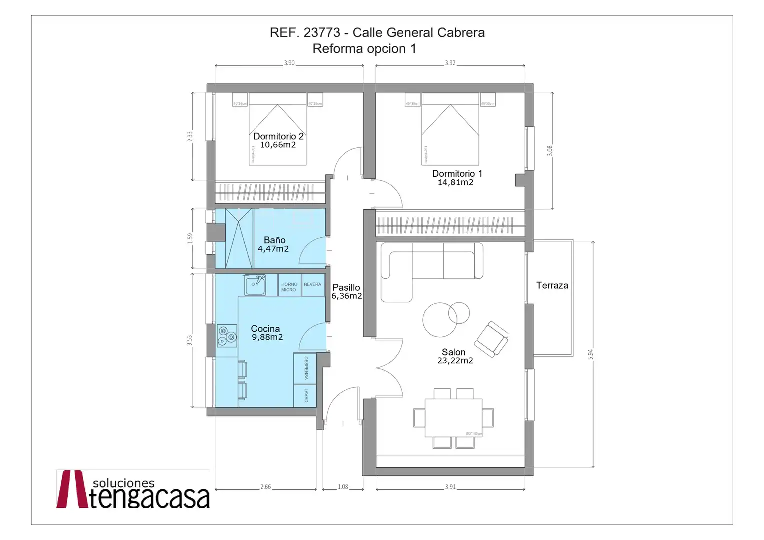 Piso en venta en Madrid con Calefacción, Parquet y Terraza