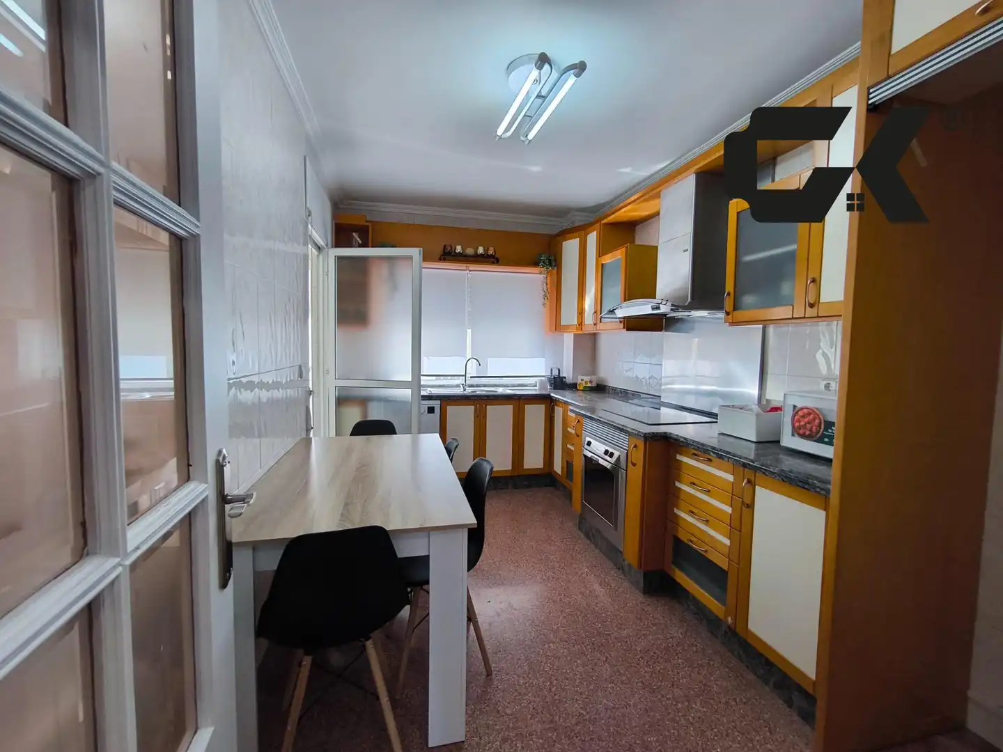 Kitchen of Flat for share in San Javier  with Air Conditioner