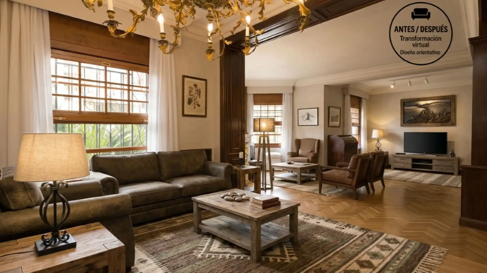 Sala de estar de Casa o chalet en venta en Castellón de la Plana / Castelló de la Plana con Calefacción, Jardín privado y Terraza