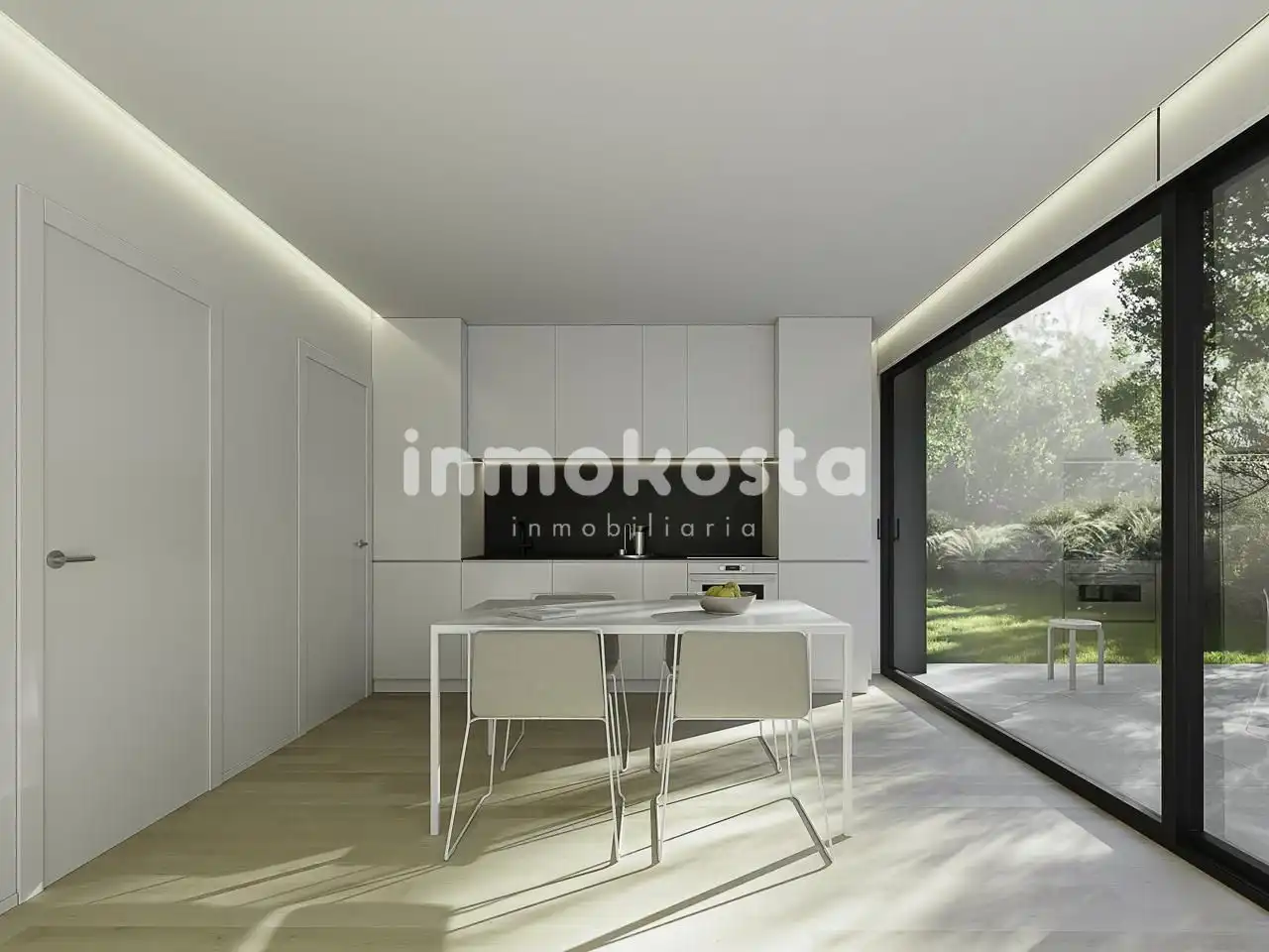 Cuina de Casa o xalet en venda en L'Alfàs del Pi amb Aire condicionat, Jardí privat i Terrassa