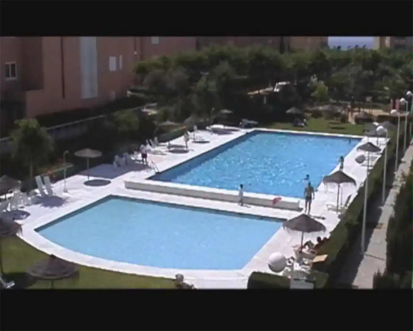 Schwimmbecken von Maisonette zur Miete in Islantilla mit Schwimmbad und Balkon