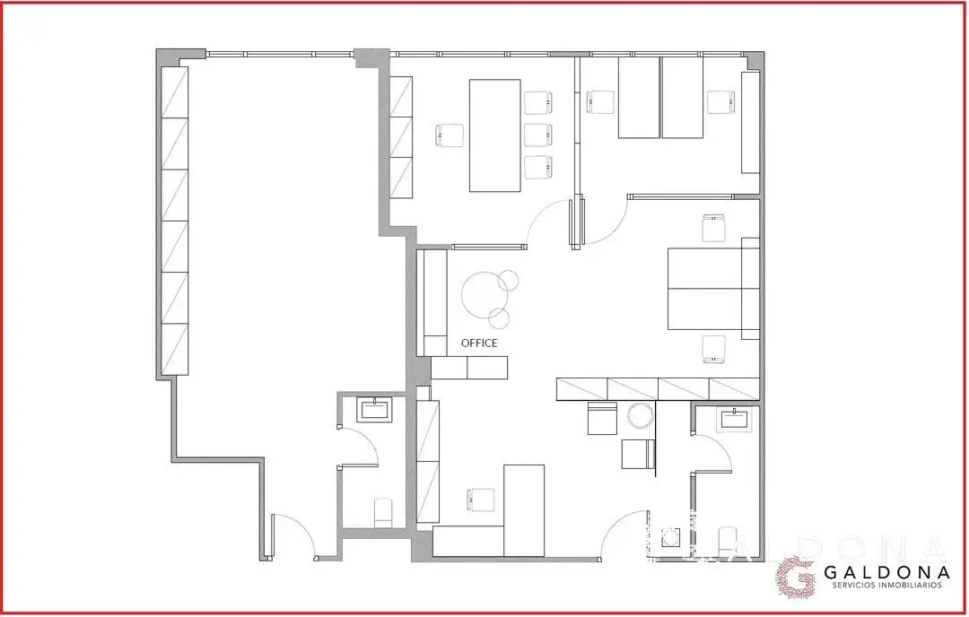 Office for rent in Tolosa Hiribidea/ Avenida de Tolosa, Antiguo