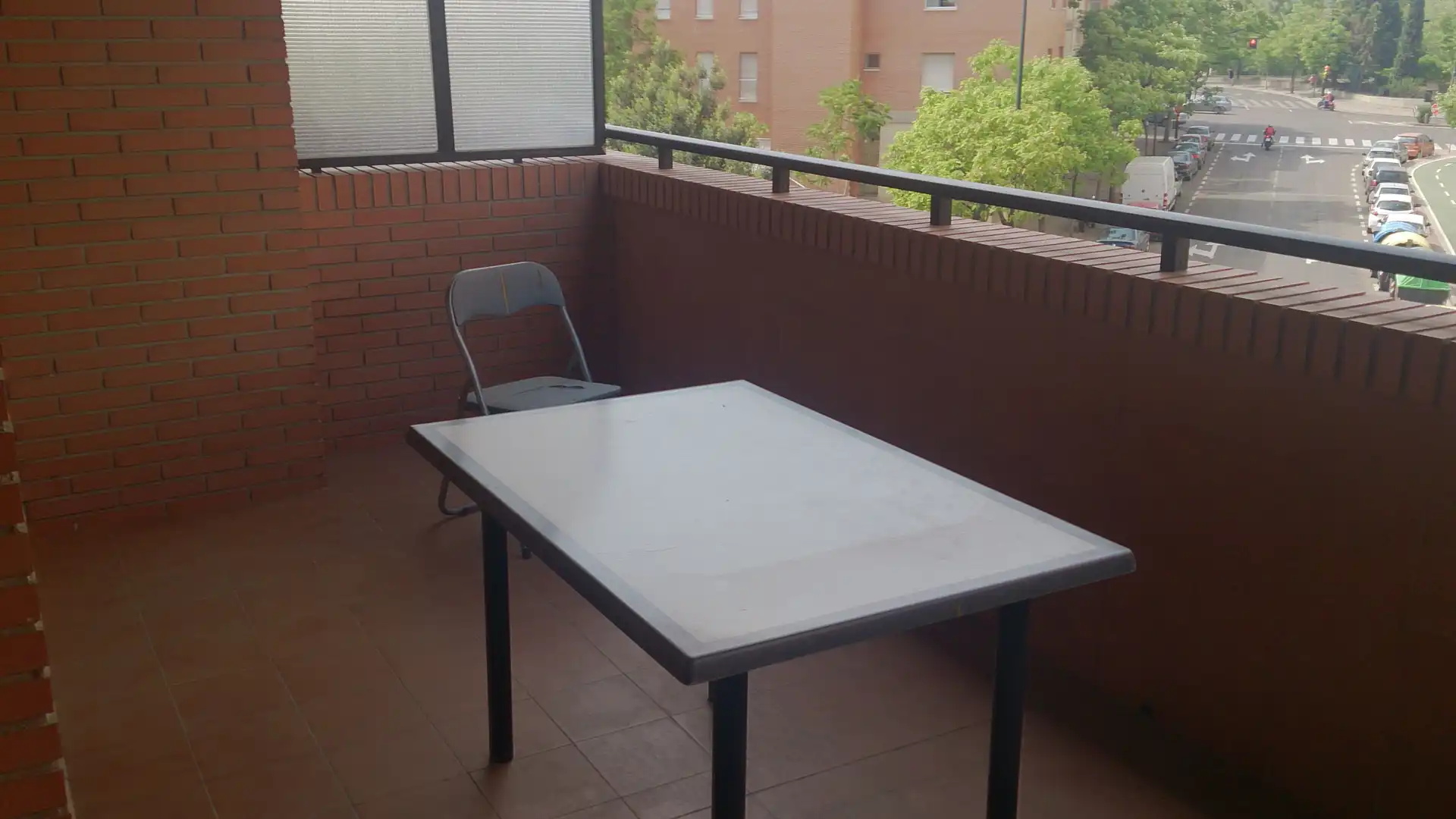 Terrasse von Wohnung zur Miete in Zaragoza mit Klimaanlage, Heizung und Parkett
