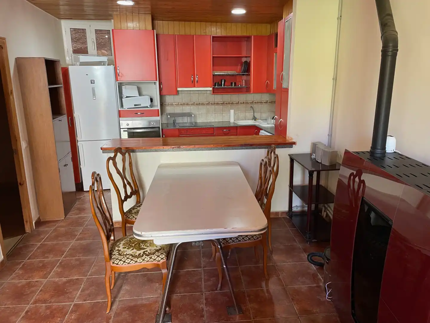 Küche von Haus oder Chalet zur Miete in Berga mit Heizung, Terrasse und Abstellraum