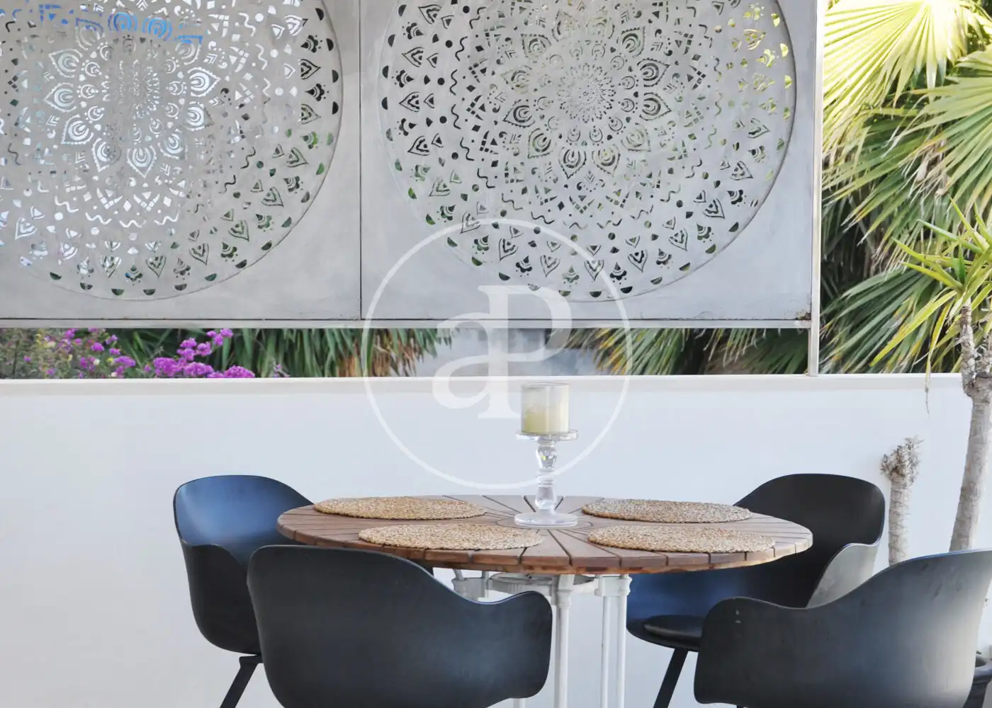 Garden of Houses for rent in  Palma de Mallorca  with Air Conditioner, Heating and Private garden