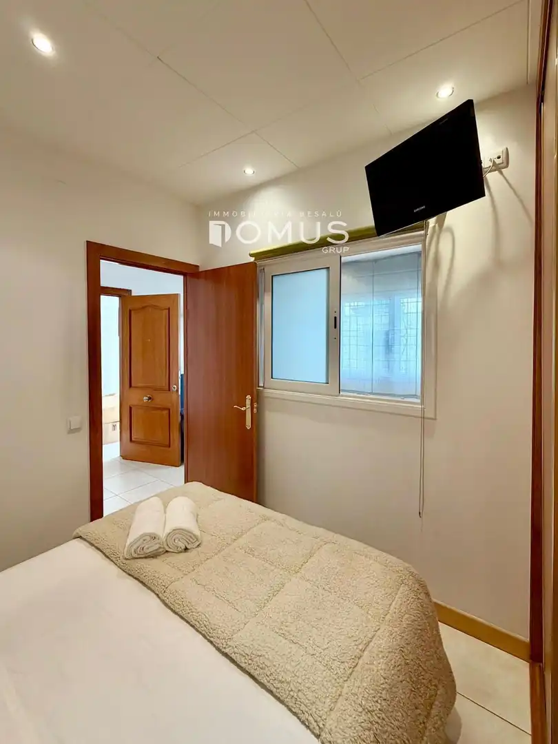 Bedroom of Flat for rent in L'Escala  with Air Conditioner, Heating and Furnished