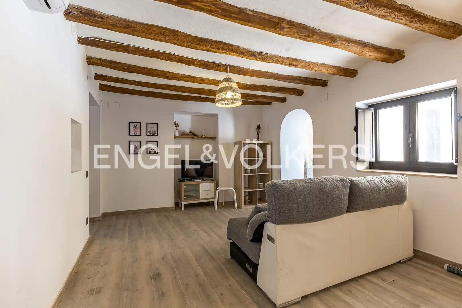 Wohnzimmer von Haus oder Chalet zum Verkauf in Constantí mit Klimaanlage, Heizung und Parkett
