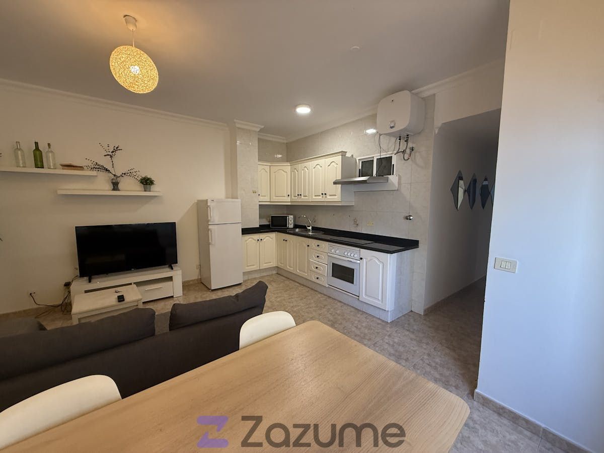 Cocina de Piso de alquiler en Las Palmas de Gran Canaria con Aire acondicionado, Amueblado y Horno