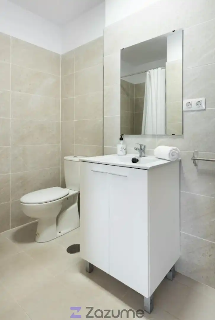 Bathroom of Flat for rent in Guía de Isora  with Air Conditioner, Heating and Terrace