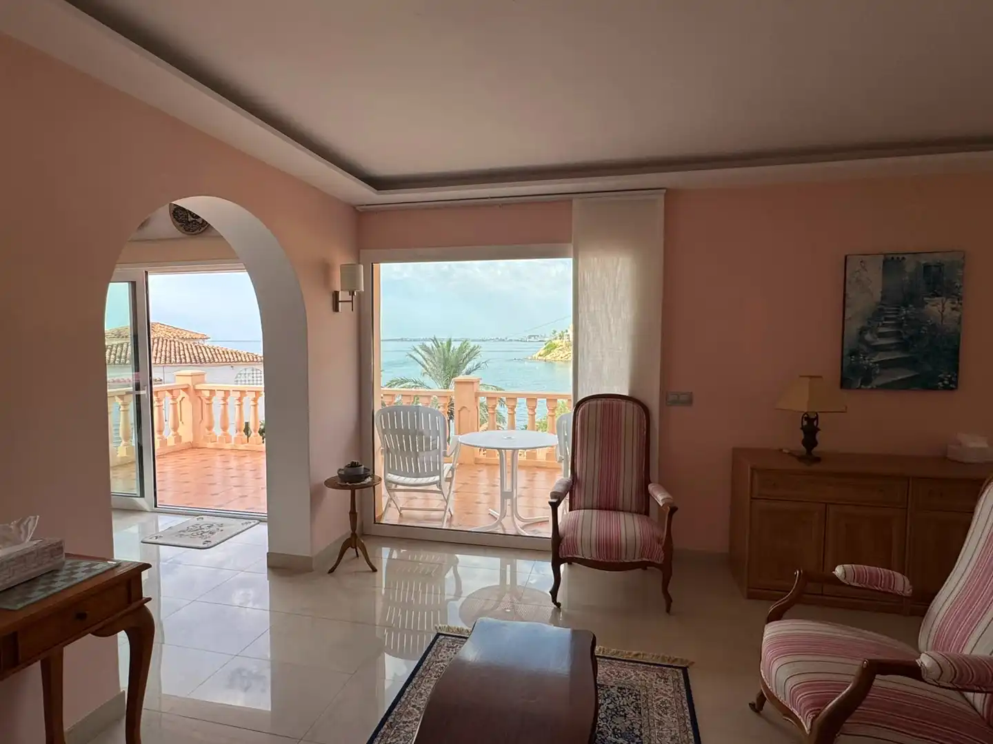 Sala de estar de Casa o chalet en venta en El Campello con Aire acondicionado, Calefacción y Jardín privado
