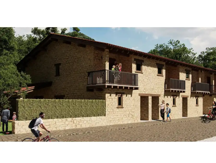 Vista exterior de Finca rústica en venda en Tavertet amb Aire condicionat, Calefacció i Jardí privat