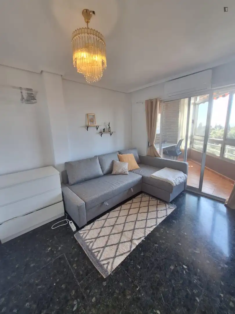 Sala de estar de Apartamento de alquiler en Moncada con Amueblado, Horno y Lavadora