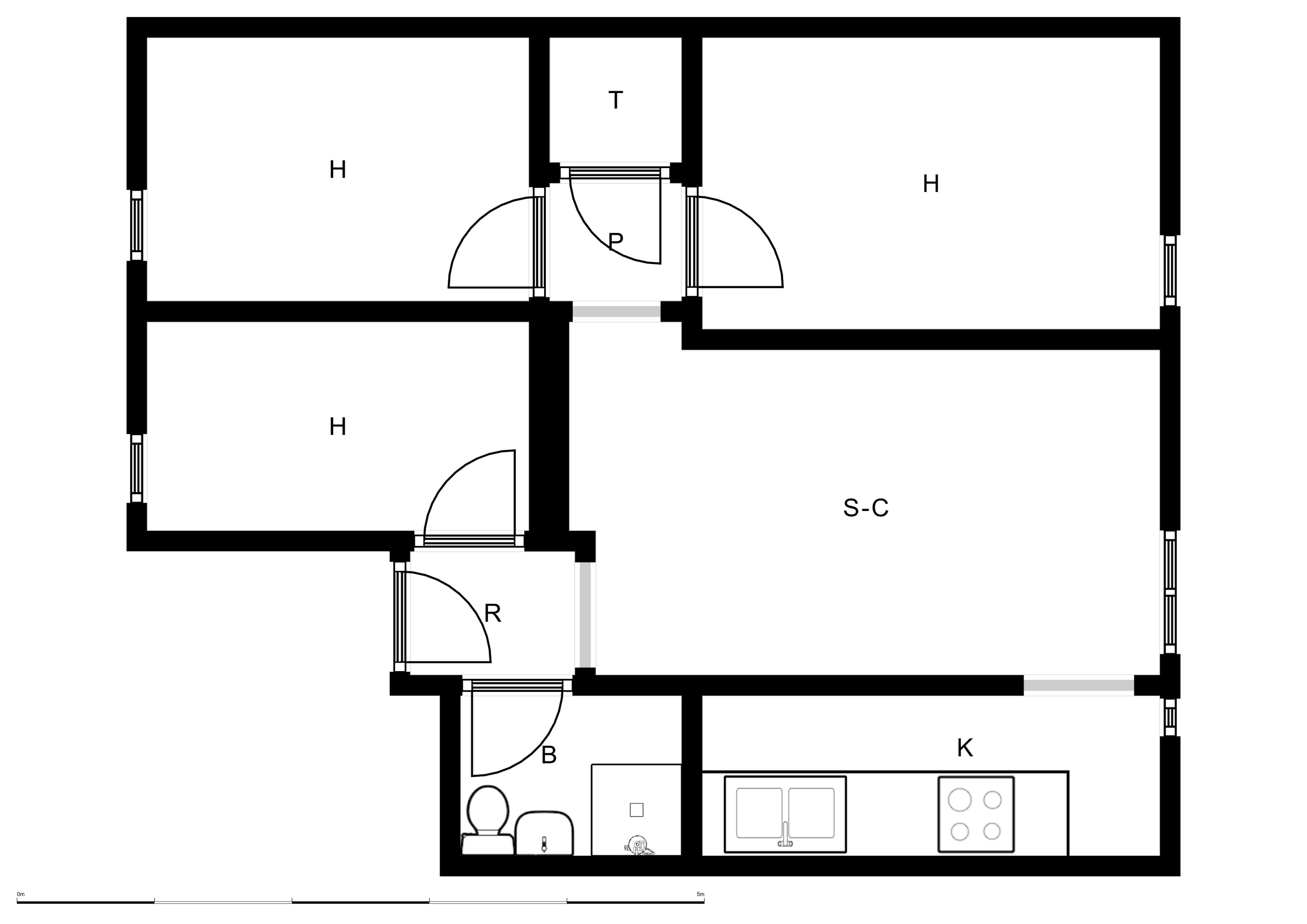 Piso de alquiler en Amposta