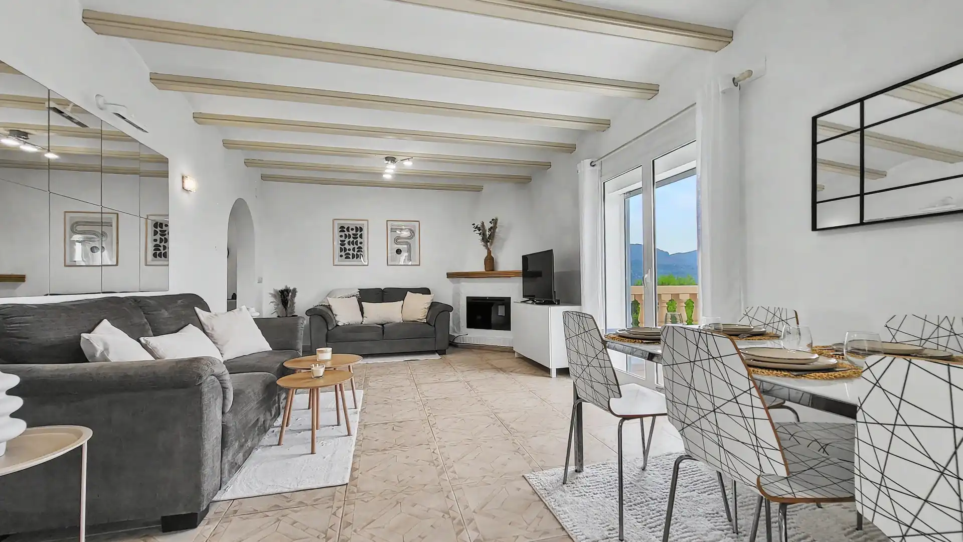 Living room of Houses for sale in Orba  with Air Conditioner, Heating and Private garden