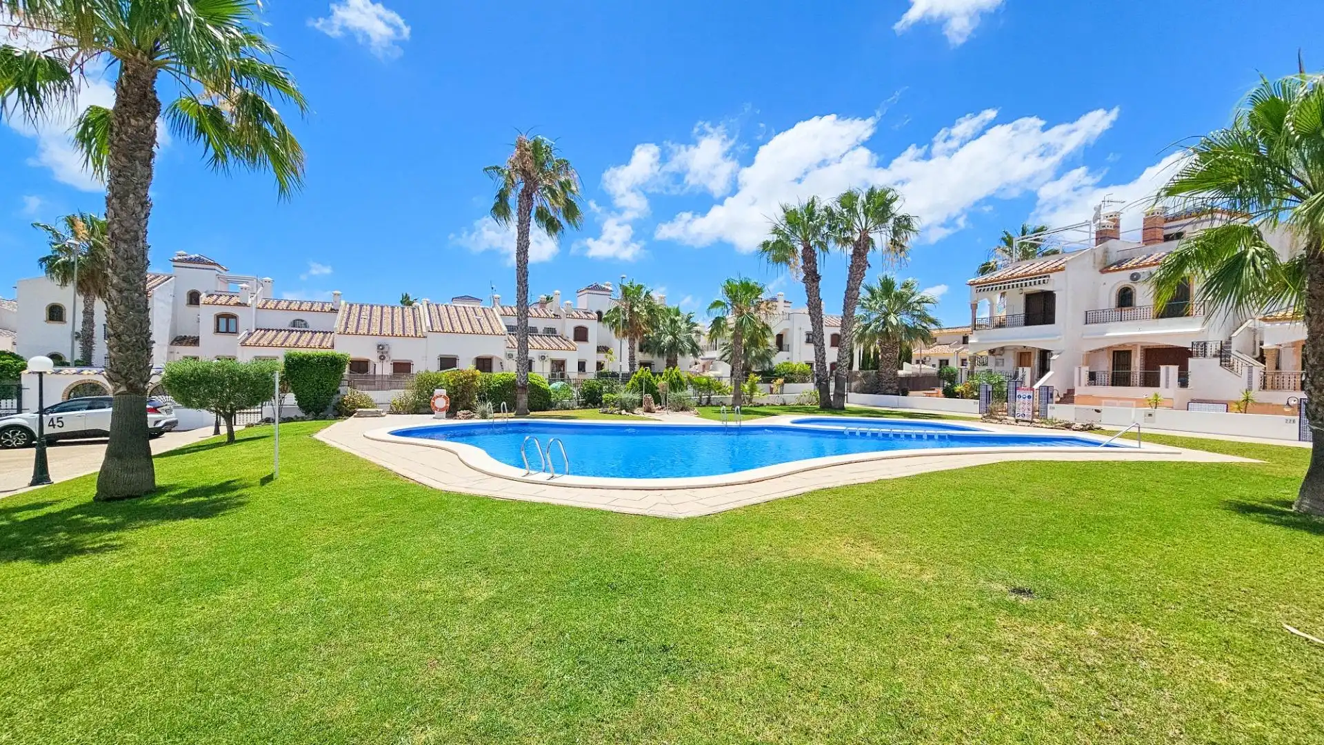 Swimming pool of Detached homes for sale in Orihuela  with Private garden, Terrace and Furnished