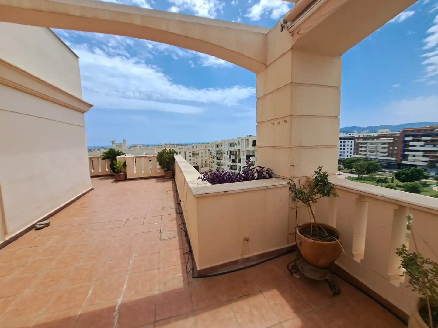 Terrassa de Àtic de lloguer en Málaga amb Aire condicionat, Terrassa i Moblat