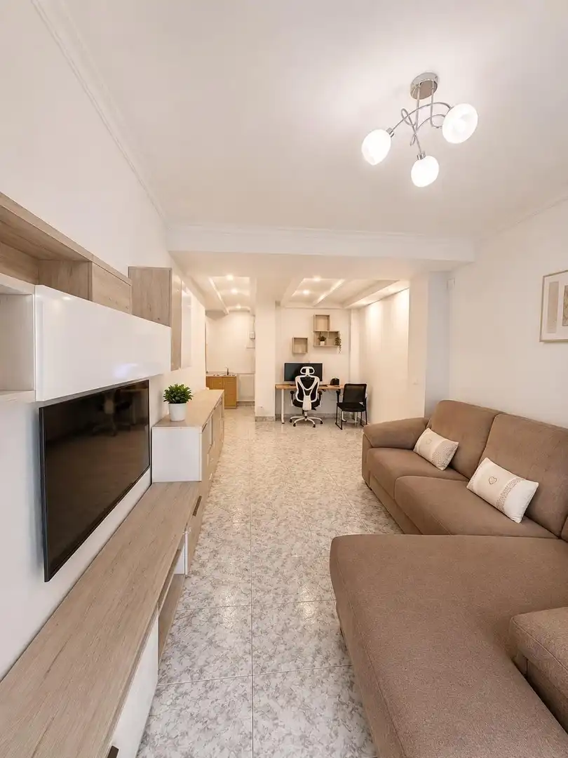 Sala de estar de Piso en venta en El Campello con Terraza y Amueblado