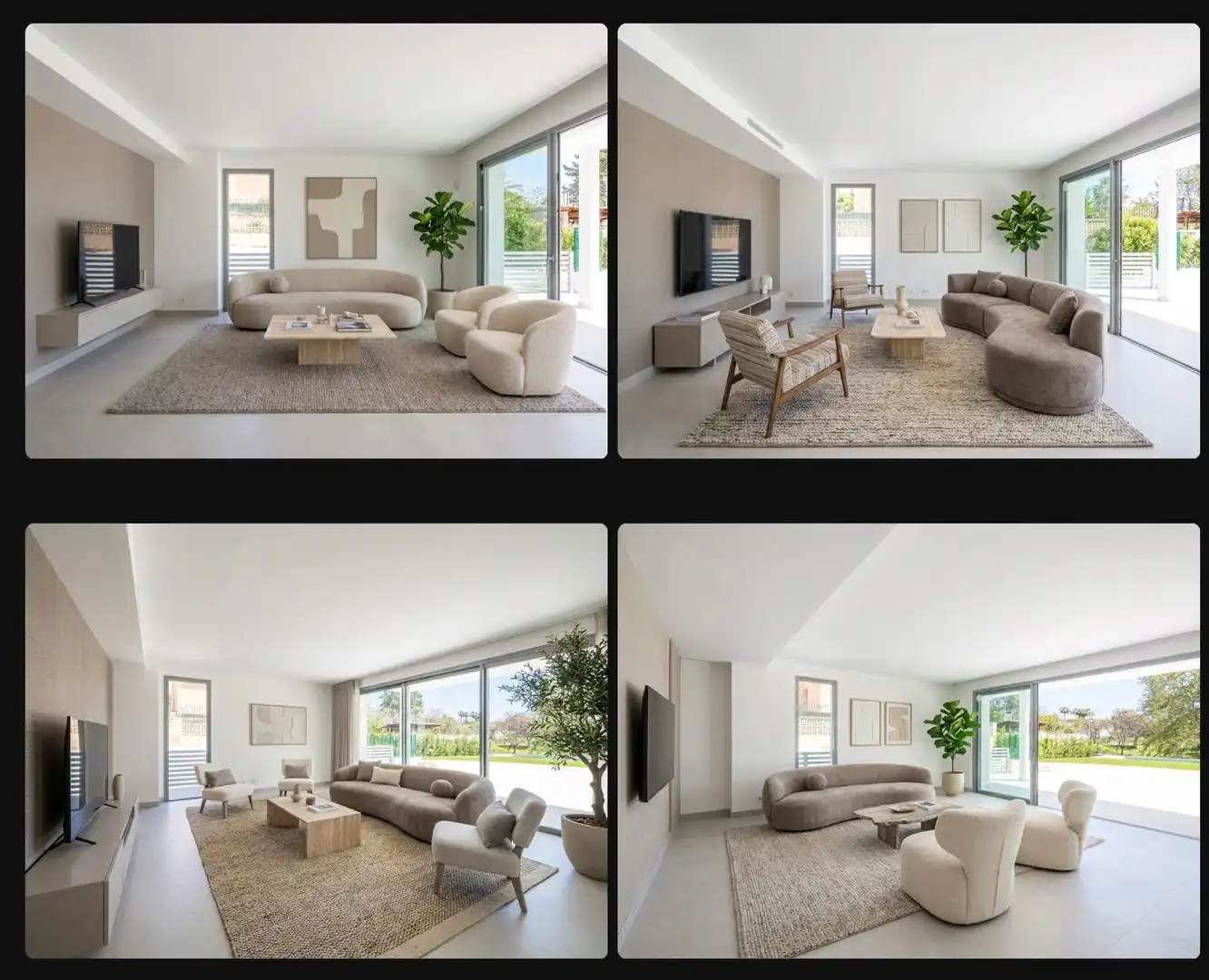 Sala de estar de Casa adosada en venta en Marbella con Aire acondicionado, Jardín privado y Terraza