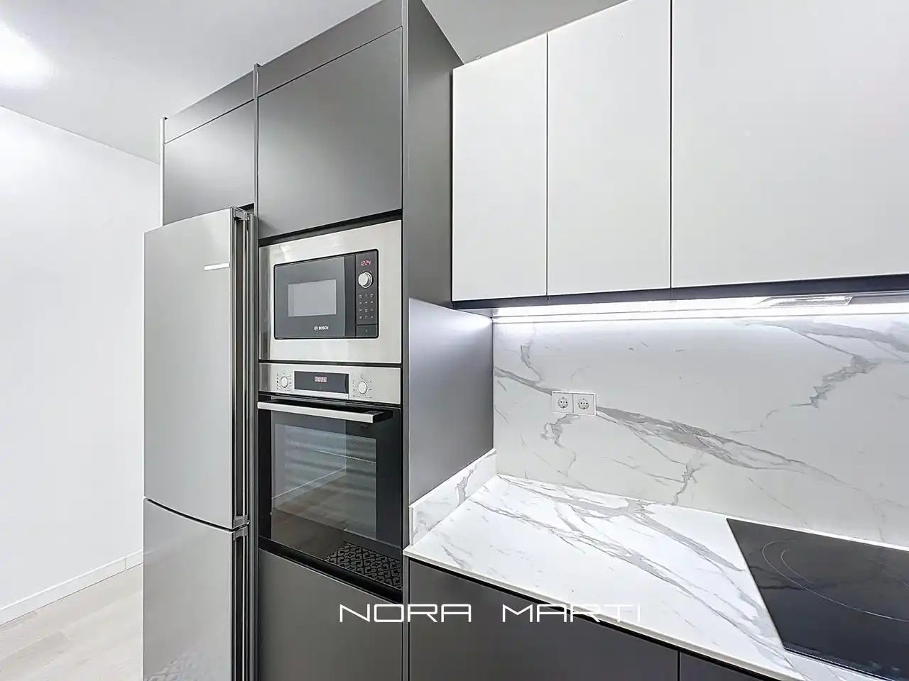 Kitchen of Flat for sale in Barcelona  with Air Conditioner, Heating and Parquet flooring