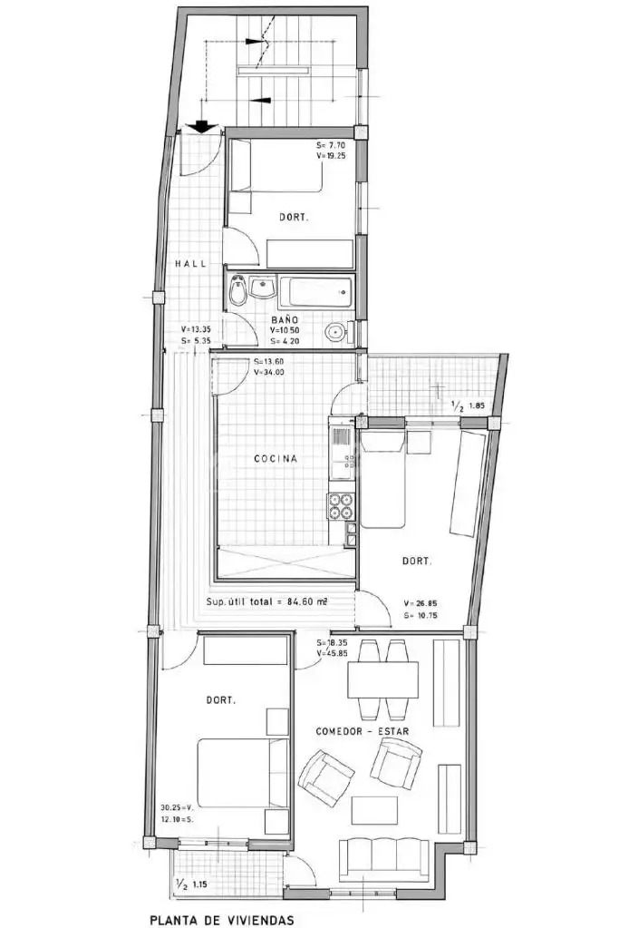 Piso en venta en León Capital  con Calefacción, Parquet y Terraza
