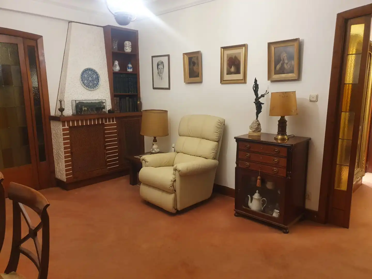Living room of Flat for sale in Donostia - San Sebastián   with Heating, Parquet flooring and Balcony