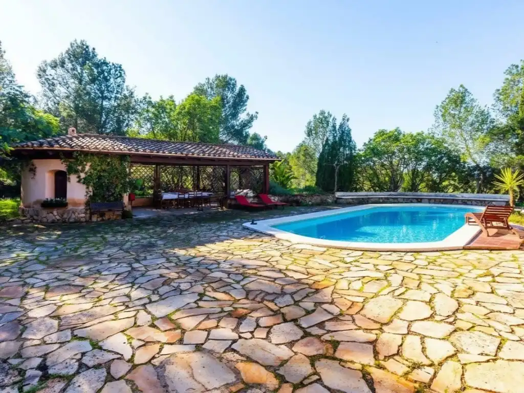 Piscina de Casa o xalet en venda en Borriol