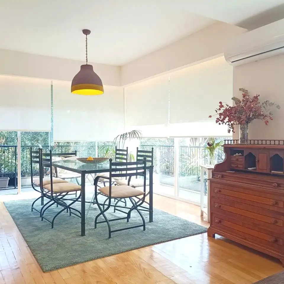 Esszimmer von Wohnung zur Miete in Madrid mit Klimaanlage, Heizung und Terrasse