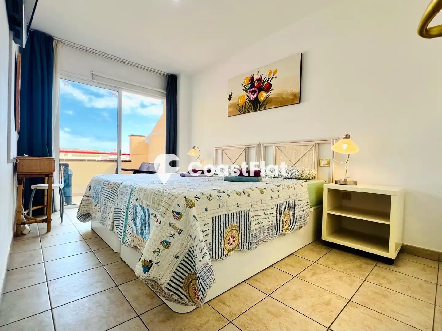 Habitación de Apartamento en venta en Santiago del Teide con Aire acondicionado, Calefacción y Terraza