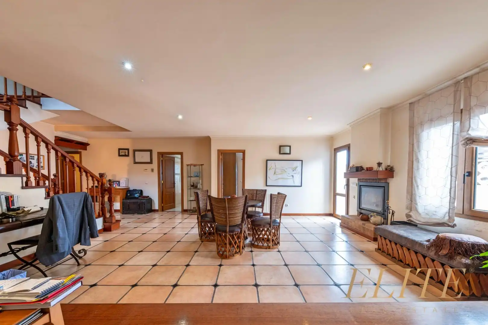 Sala d'estar de Casa o xalet en venda en Santa Brígida amb Calefacció, Jardí privat i Terrassa