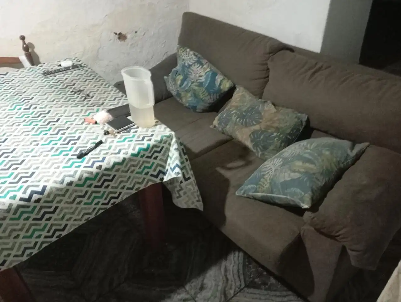 Sala d'estar de Casa adosada en venda en Zahínos
