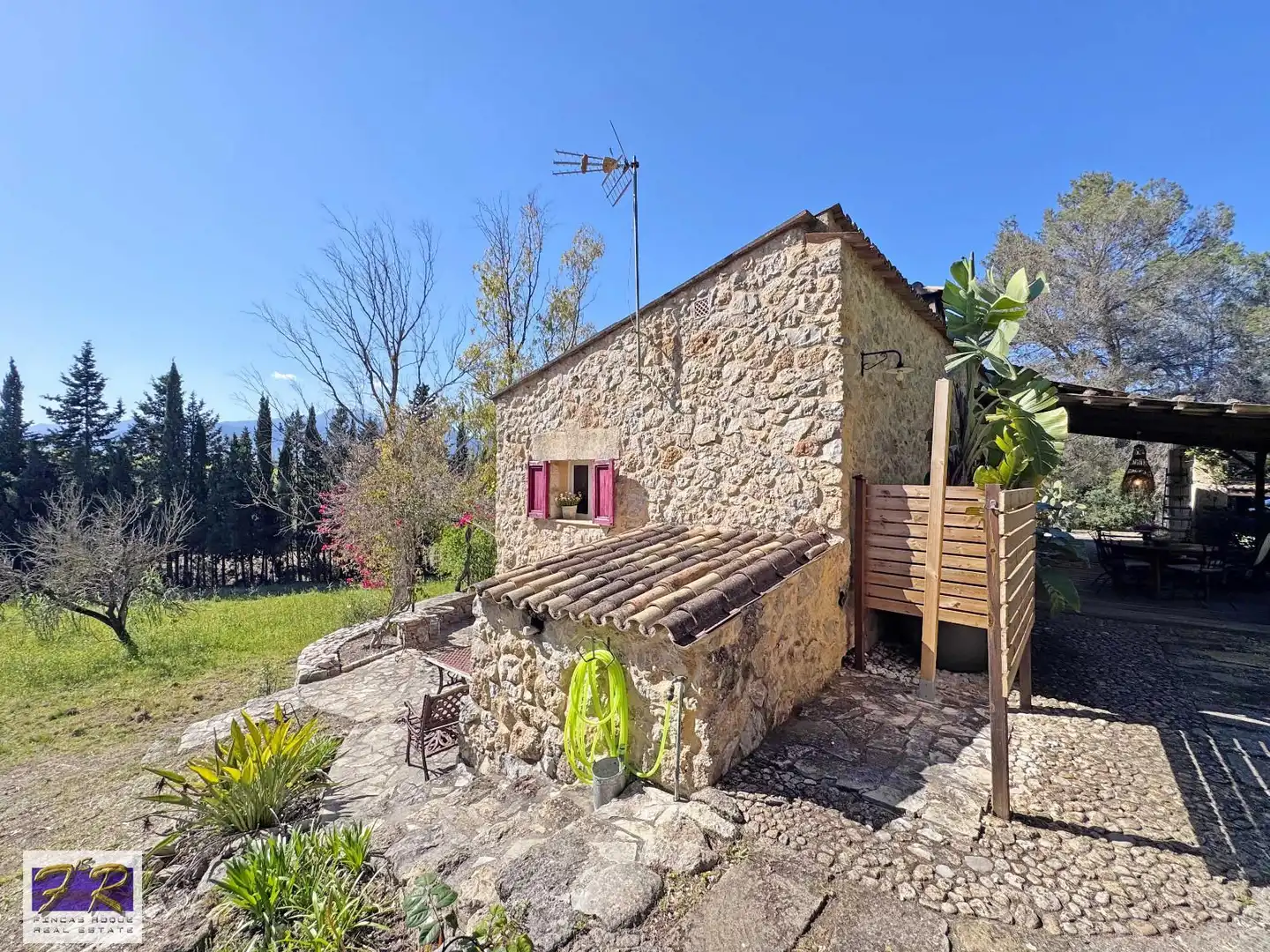 Jardín de Finca rústica en venta en Búger con Aire acondicionado, Terraza y Trastero